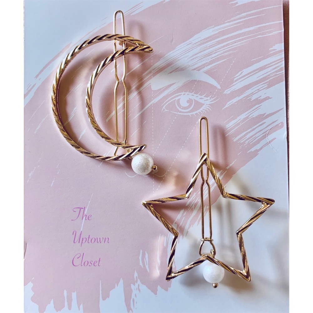 Moon Child Hair pin set